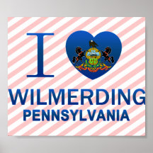 I Love Wilmerding, PA Print