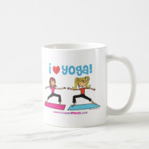 i love yoga mug