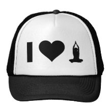 I Love Yoga Trucker Hats