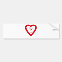 I Love You 4 Ever Bumper Sticker