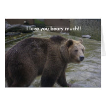 I love you beary much!! card