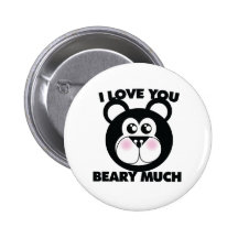 I Love you Beary Much Pin