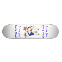 I Love You Beary Much Skate Board