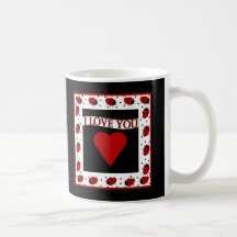 I Love You Ladybugs Mug