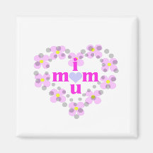 i love you mum fridge magnets