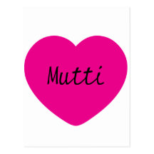 I Love You, Mum Postcard