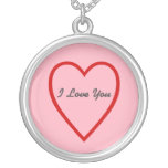 I Love You Necklace