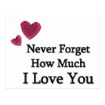 I Love You Post Cards
