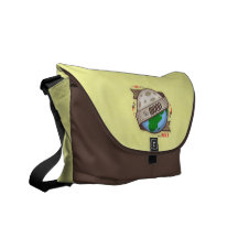 I Love You To The Moon And Back - Messenger Bag