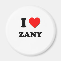 I love Zany Magnets