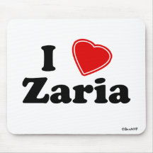 I Love Zaria Mouse Mat