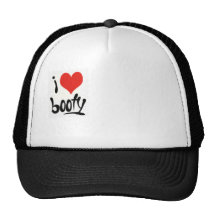 I_LoveBooty Mesh Hats