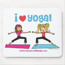 I loveyoga mouse mat