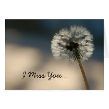 I Miss You Card