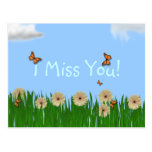 I Miss You Postcard