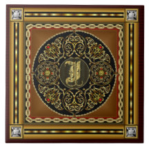 I Monogram Premium Best viewed large. see notes Ceramic Tiles