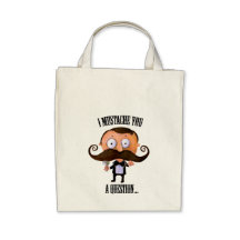I Moustache You A Question... Bag