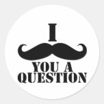 I Moustache You A Question Stickers