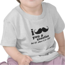 i moustache you a question t-shirts