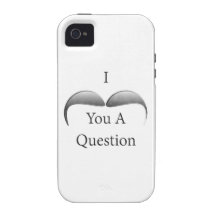 I Moustache You A Question Vibe iPhone 4 Case
