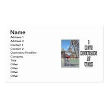 I Move Mountains At Work (Software Developer) Business Card