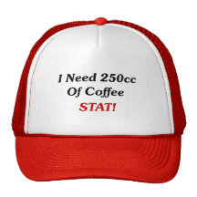 I Need 250cc Of Coffee STAT! Mesh Hat