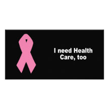 I need health care, too customized photo card