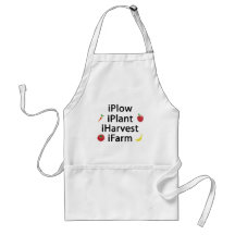 I Plough plant harvest farm with fruits Aprons