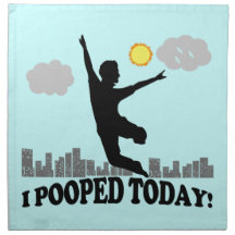 I Pooped Today Cloth Napkins
