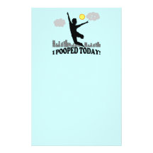 I Pooped Today Personalized Stationery