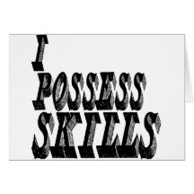 I Possess Skills Cards