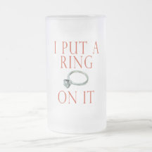 I Put a Ring on It Groom Engagement Coffee Mugs