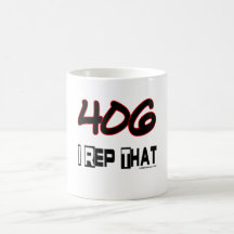 I Rep That 406 Area Code Mug