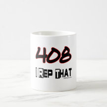 I Rep That 408 Area Code Mug