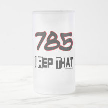 I Rep That 785 Area Code Coffee Mug