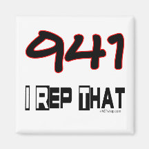 I Rep That 941 Area Code Refrigerator Magnets