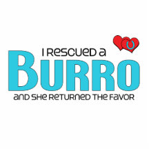I Rescued a Burro (Female Burro) Cut Out