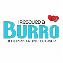 I Rescued a Burro (Male Burro) Cut Outs