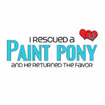 I Rescued a Paint Pony (Male Pony) Cut Out