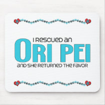 I Rescued an Ori Pei (Female) Dog Adoption Design mousepads