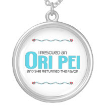 I Rescued an Ori Pei (Female) Dog Adoption Design necklaces