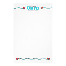 I Rescued an Ori Pei (Female) Dog Adoption Design stationery