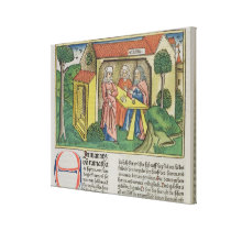 I Samuel 1:8 Elkanah comforts Hannah, from the 'Nu canvas prints