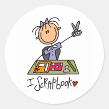 I Scrapbook Sticker