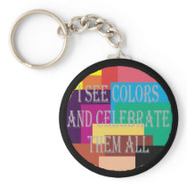 I See Colours Keychain keychains