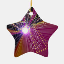 i see the light. christmas tree ornament