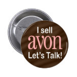 I Sell Avon Button