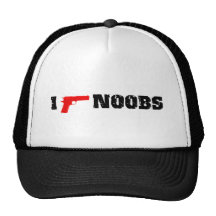 I shoot noobs trucker hat
