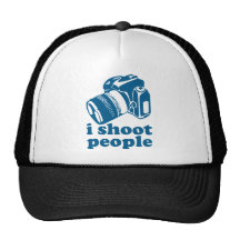 I Shoot People - Blue Mesh Hats