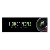 I shoot people business card templates